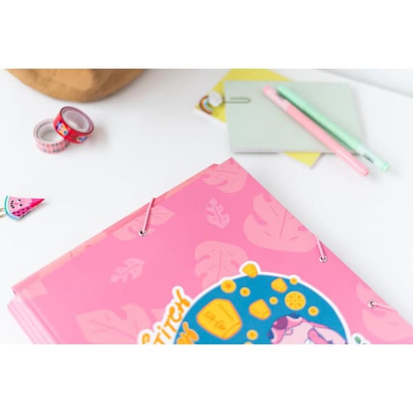 Disney Stitch - Mappe / mappe med elastik A4 (24 x 34 cm)