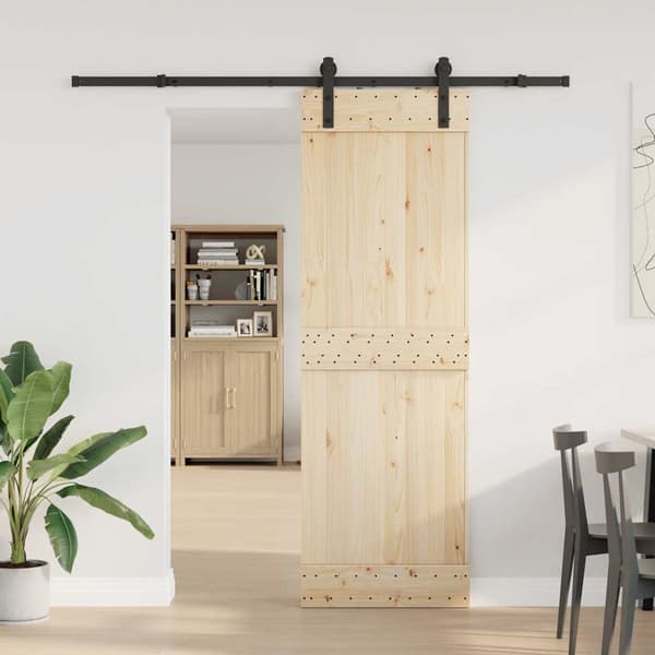vidaXL monteringssystem til skydedør, 200 cm, stål, sort