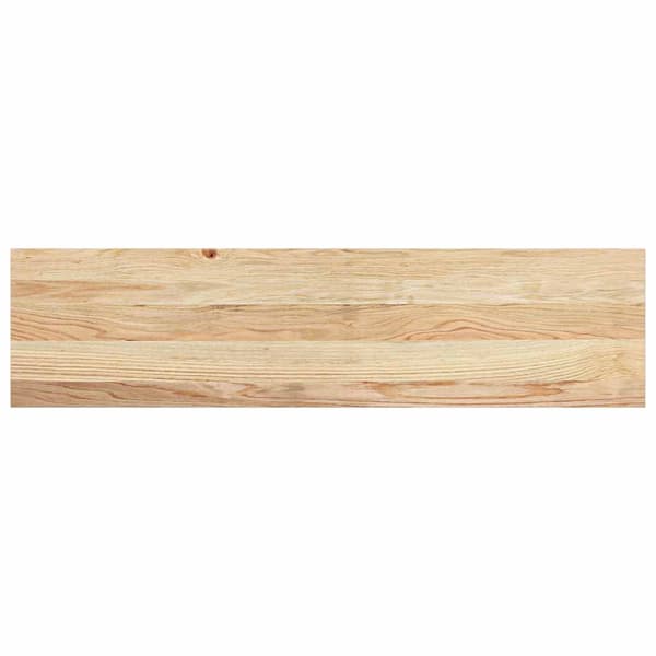 vidaXL trappetrin, 2 stk. ubehandlede, 100x25x2 cm massivt egetræ