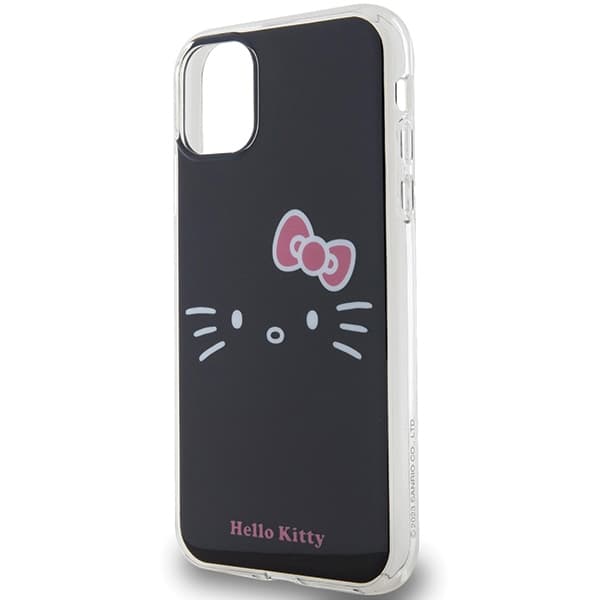 Hello Kitty HKHCN61HKHLK iPhone 11 / Xr 6.1 sort/sort hårdt cover IML Kitty Face