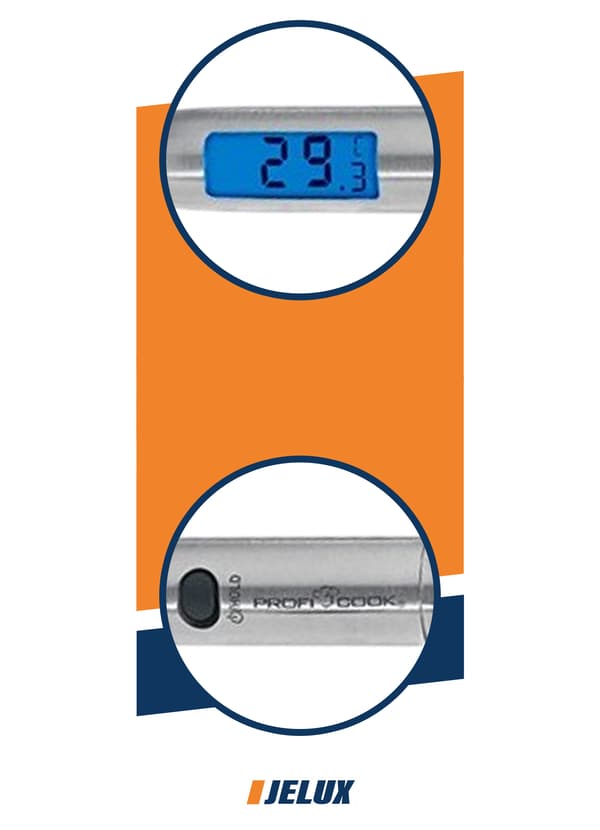 Digitalt køkkentermometer, -45°C +200°C
