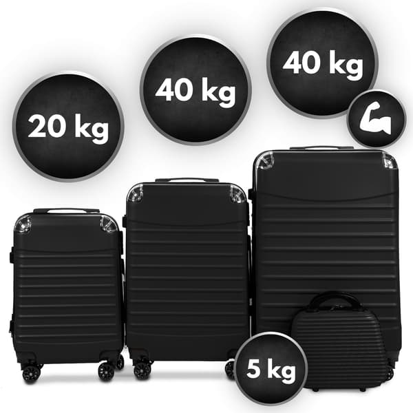 CONSEÉ 4-i-1 resväskeset svart