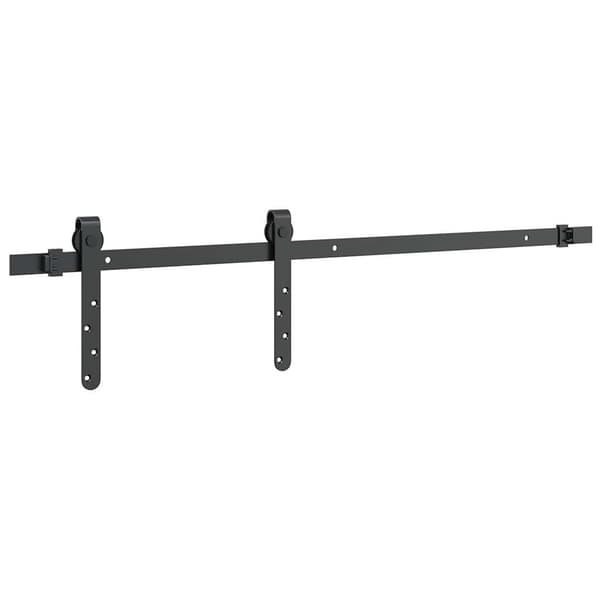vidaXL skydedørssystem til møbler, 91 cm, kulstofstål