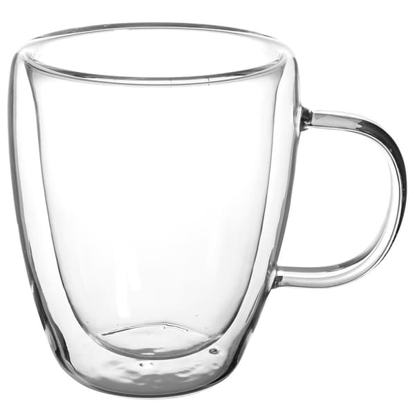 Dubbelväggig termoglas för latte DOUBLE 300 ml