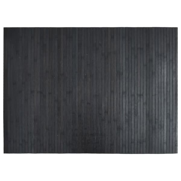 vidaXL Suorakulmainen matto, harmaa, 70x100 cm, bambu