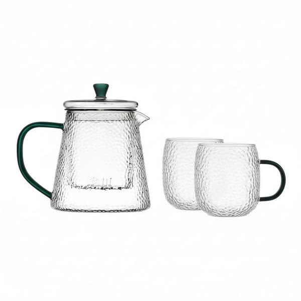1L TEIGN + 2 GLAS 300 ML GRÖNT GLASÖRA