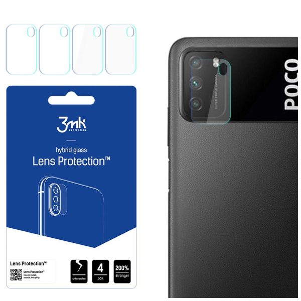 Xiaomi POCO M3 - 3mk Linsskydd