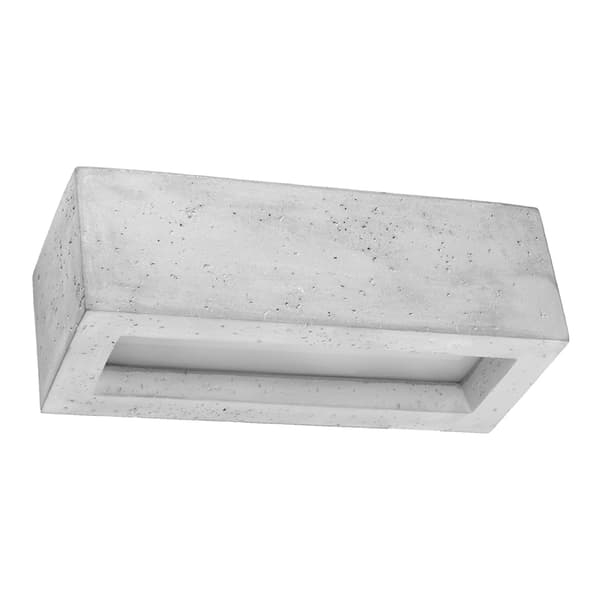 SEINÄVALAISIMEN VEGA 1 E27 HARMAA BETONI SOLLUX SL.0992