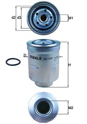 KC510D KNECHT BRÆNDSTOFFILTER