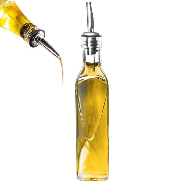 Glasflaske til olie og eddike med dispenser 250 ml