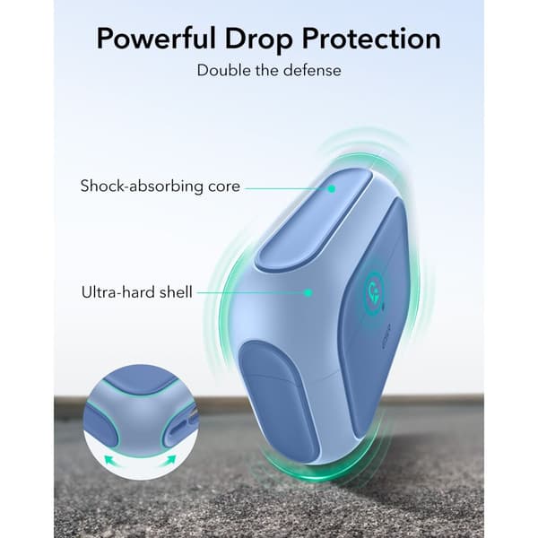 ESR ORBIT HALOLOCK MAGSAFE APPLE AIRPODS PRO 3 PULVERBLÅ