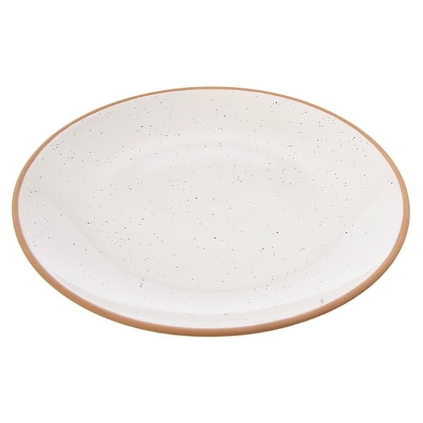 Desserttallerken keramisk beige 20 cm