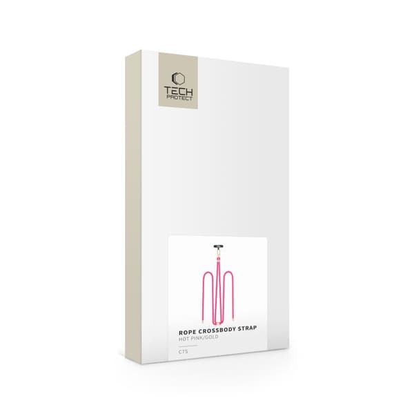 TECH-PROTECT C7S ROPE CROSSBODY-REM I ROSA/GULD