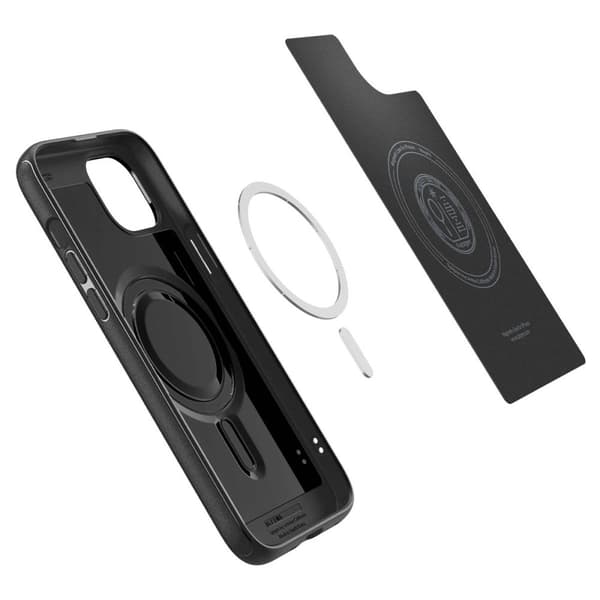 SPIGEN MAG ARMOR MAGSAFE IPHONE 15 MATTSVART
