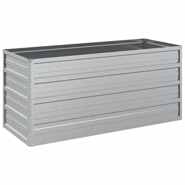 vidaXL Upphöjd blomlåda 100x40x45 cm galvaniserat stål