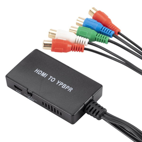 Konverter Adapter fra HDMI til Component YPbPr LP Audio 5x RCA Adapter