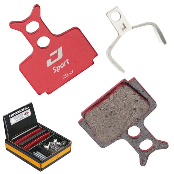 Jagwire DCA080 halvmetalliska bromsbelägg Formula R1 R0 RX T1 Mega