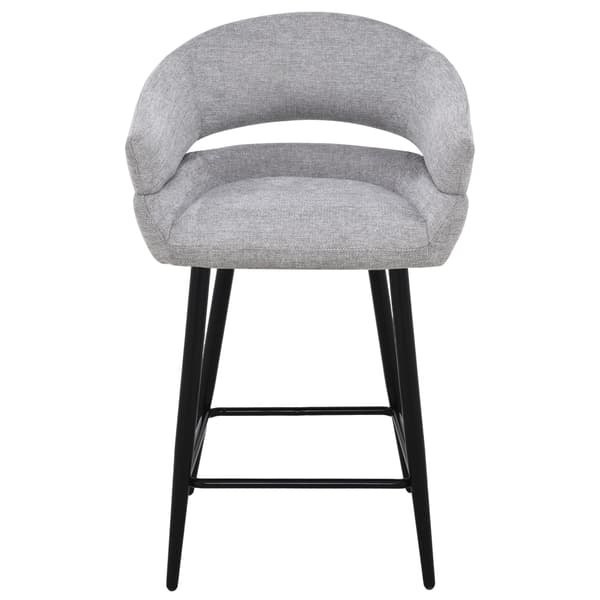 OVIO klädd barstol, grå 65 cm