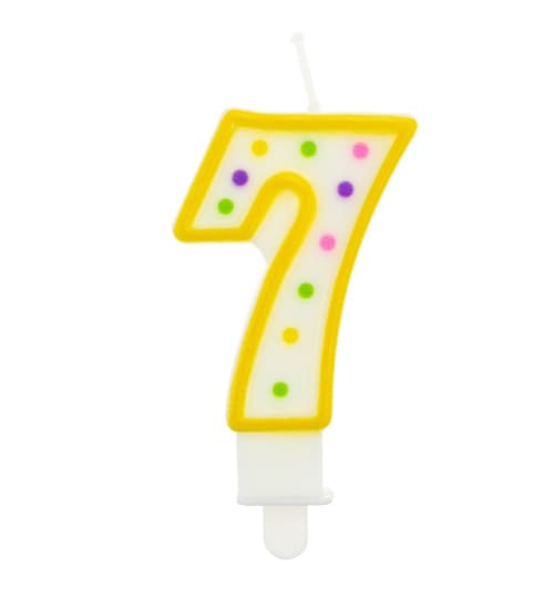 Sifferi "7" pisteet 7,5 cm, 1 kpl