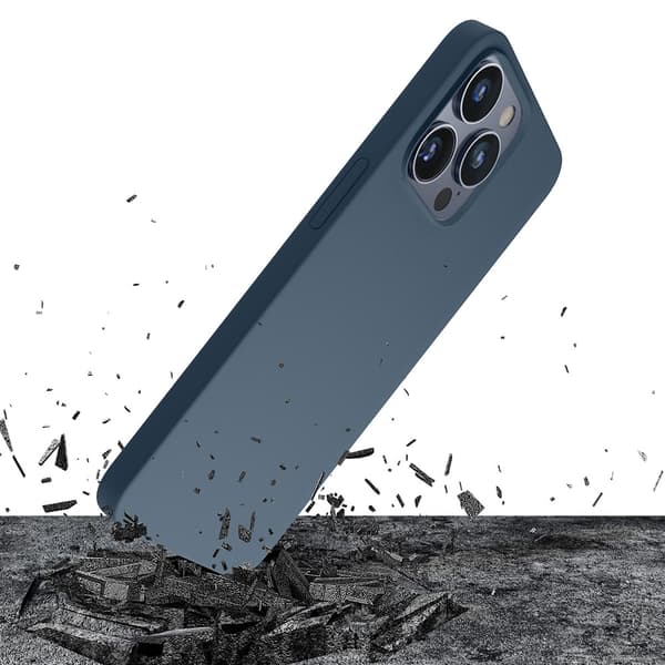Apple iPhone 15 Pro - 3mk Hardy Silikon MagCase Kungsblå