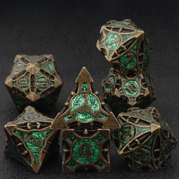 Forest Portal RPG -noppasarja, 7 metallinoppaa