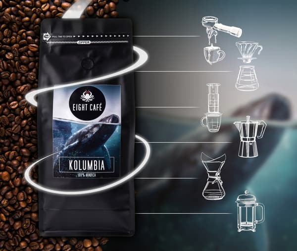 Nyrostat malet kaffe Arabica Colombia 500g