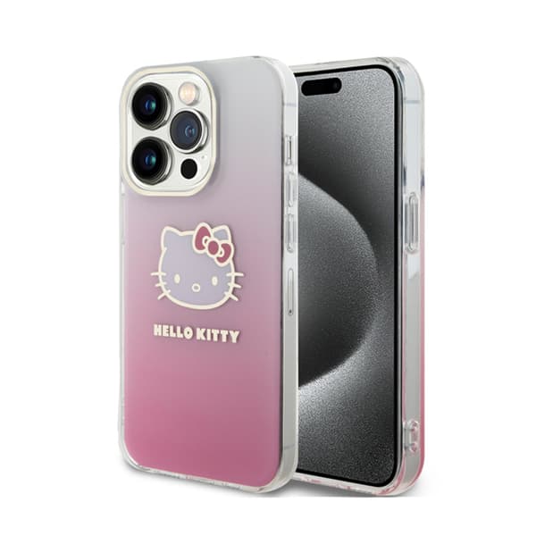 Hello Kitty IML Gradient Electrop -kissanpää - iPhone 14 Pro -kotelo (vaaleanpunainen)