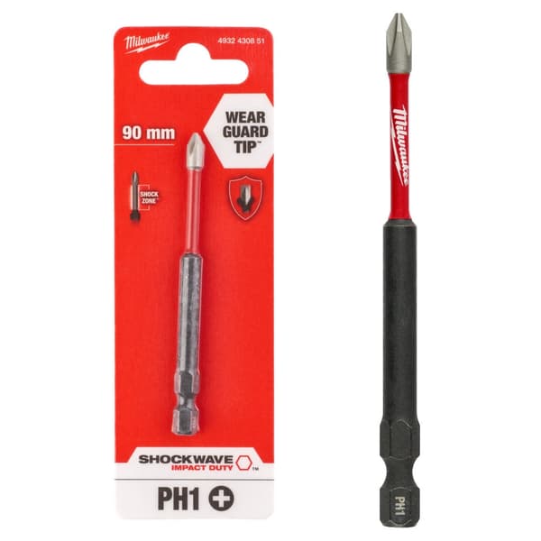 Milwaukee Shockwave PH1 90mm slagborr