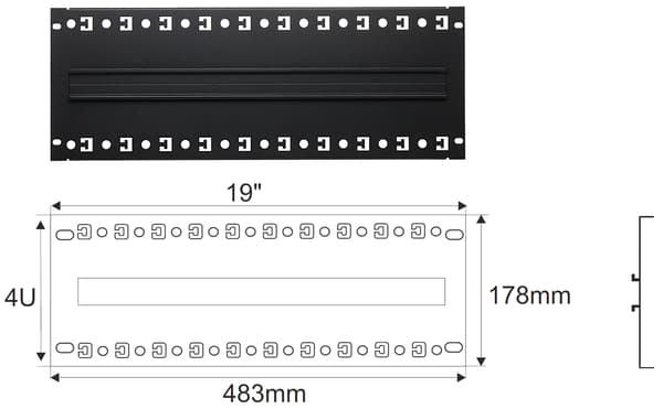 MONTERINGSPLATTA A19-TS-35/BL-4U