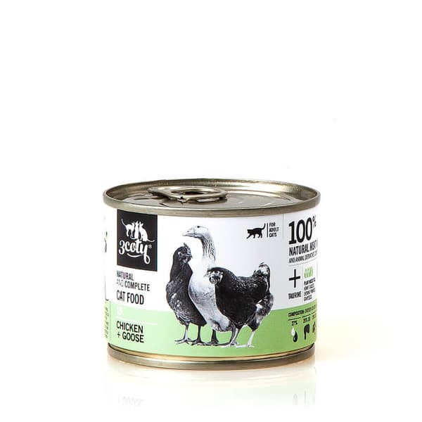 Våtfoder för katter 3Coty blandade smaker Vuxen 6 x 180 g