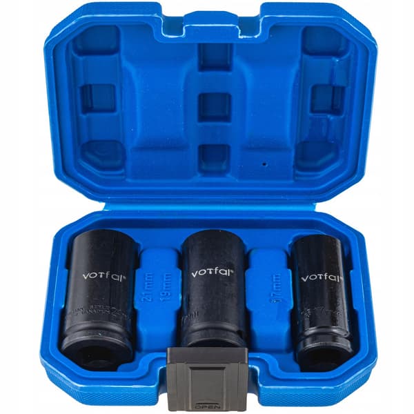 SET SLAGSOCKLAR 1/2" /17 MM / 19 MM / 21