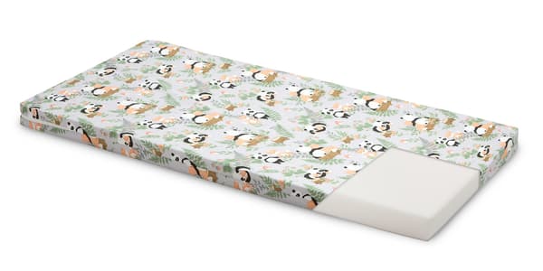 PANDA OG RÆV INDSATS TIL BARNESENGE 120X60