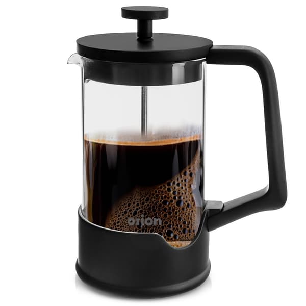 Stempelkande til kaffe og te glas sort 400 ml