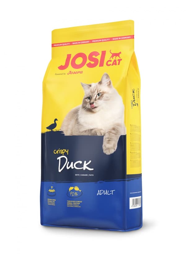 Josera Josicat Crispy Duck 10 kg tørfoder til katte