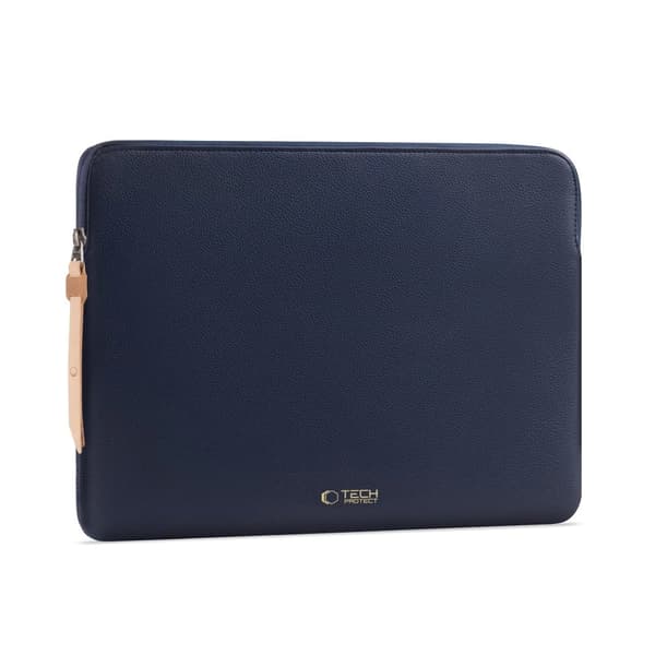 Tech-Protect Fleece Laptoptaske 15-16 - Marineblå
