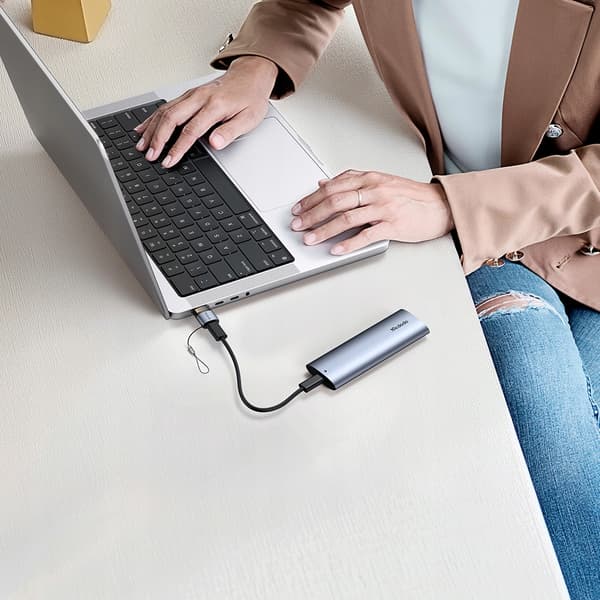 MCDODO ADAPTER USB-A 3.0 TILL USB-C TILL USB TYP C 3A 5GB OTG LED
