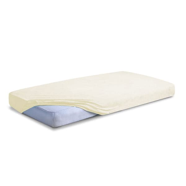 Frottélagen med elastik CLASSIC 70x140x10 Creme
