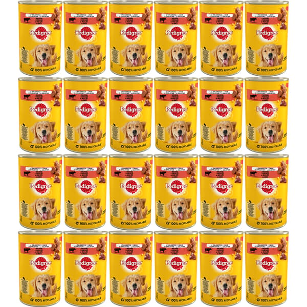 Pedigree Våtfoder för vuxna hundar i gelé 24x400g