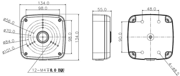 PFA122-V2 Dahua kamerabeslag