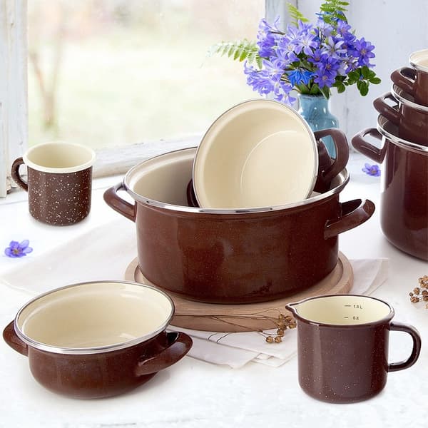 Emaljerad gryta BROWN 26 cm, 5 l
