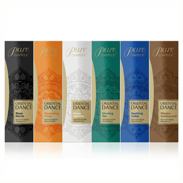 Duftdiffuser - orientalsk aroma af Pure Essense te - afslapning og indre forfriskning - med 75 ml rør