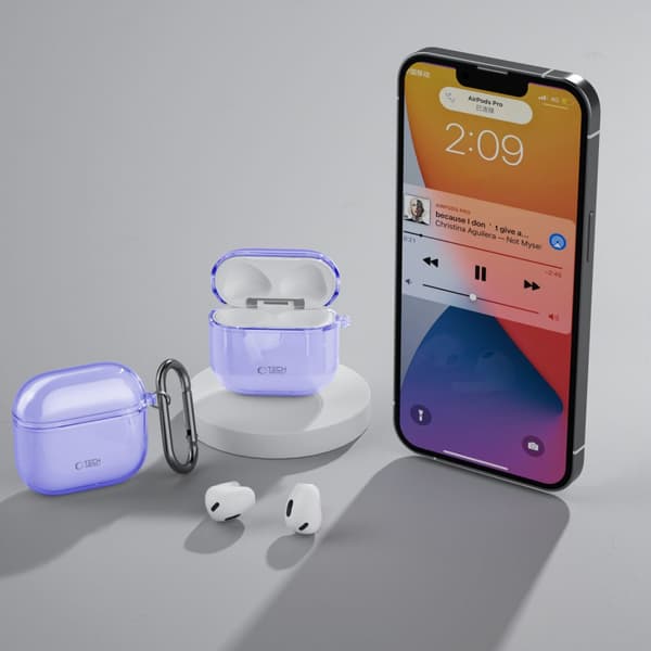TECH-PROTECT FLEXAIR APPLE AIRPODS 4 VIOLETTA
