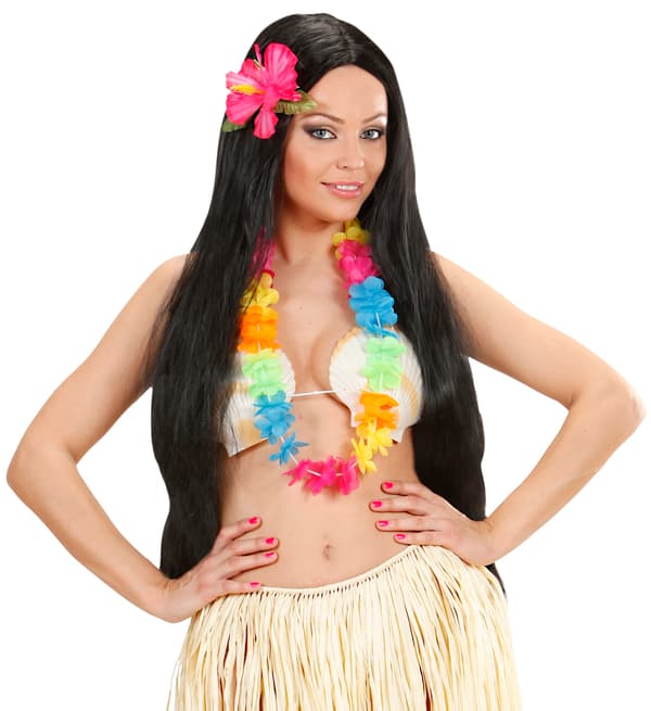 Värikäs Havaijin kukka Aloha-kaulakoru