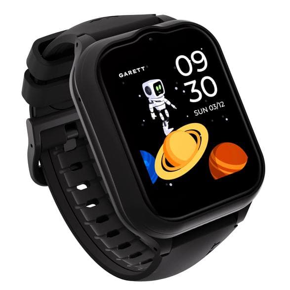 GARETT Barn eSIM 4G Smartklocka Svart