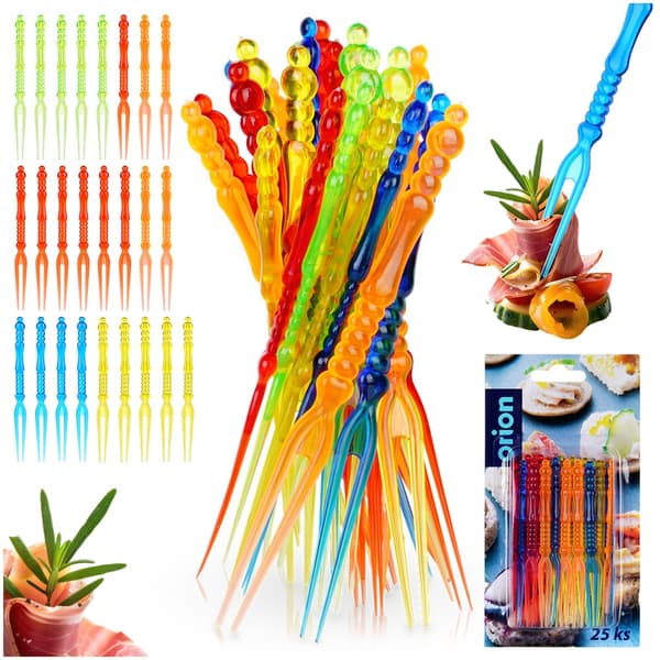 Gafler til snacks 10,5 cm 25 stk.