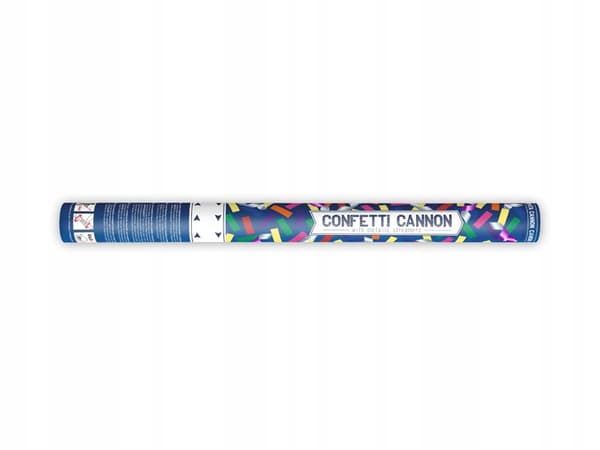 Konfetti- och serpentinrör mix 60 cm 1 st