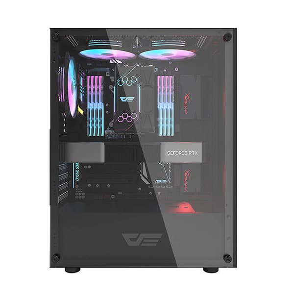 Darkflash DK100 computerkabinet (sort)