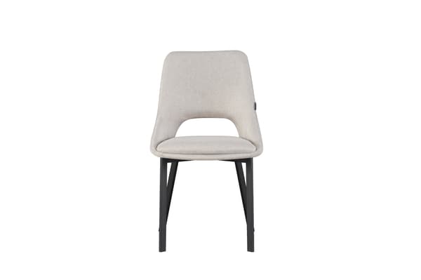 LUMO polstret lænestol, beige stof