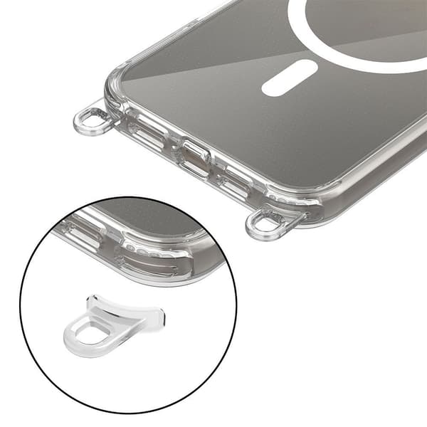 TECH-PROTECT FLEXAIR-KÆDE MAGSAFE IPHONE 16 GRÅ & PINK