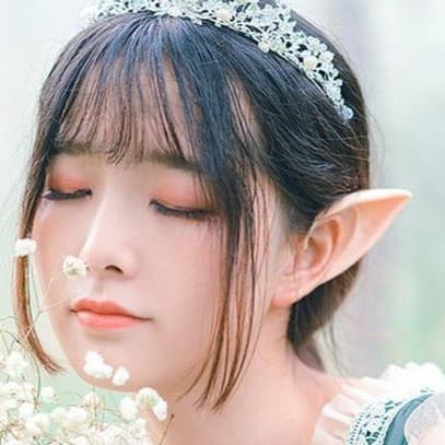 Elver Elf Ears Cosplay Pandebånd Lys 10 cm
